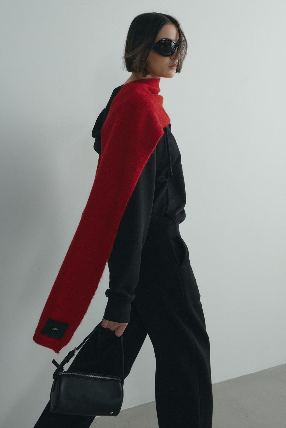 Kırmızı Bella Triko Atkı