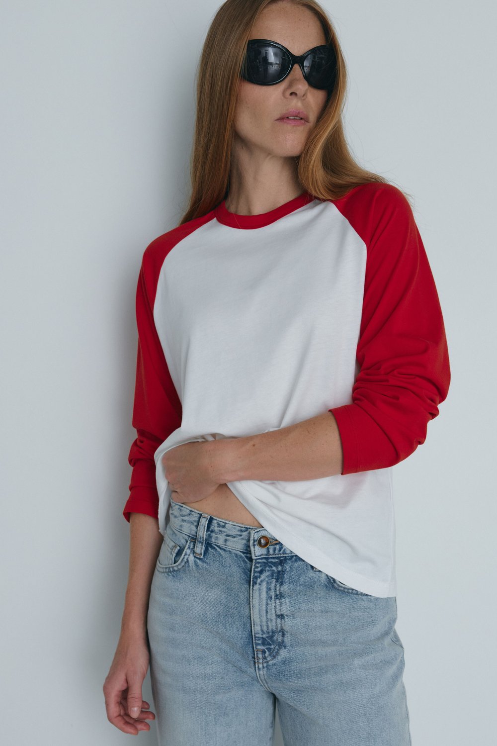 Raglan Contrast T-Shirt
