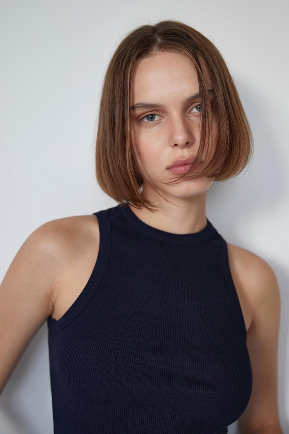 Oli Crew Neck Ribbed Top