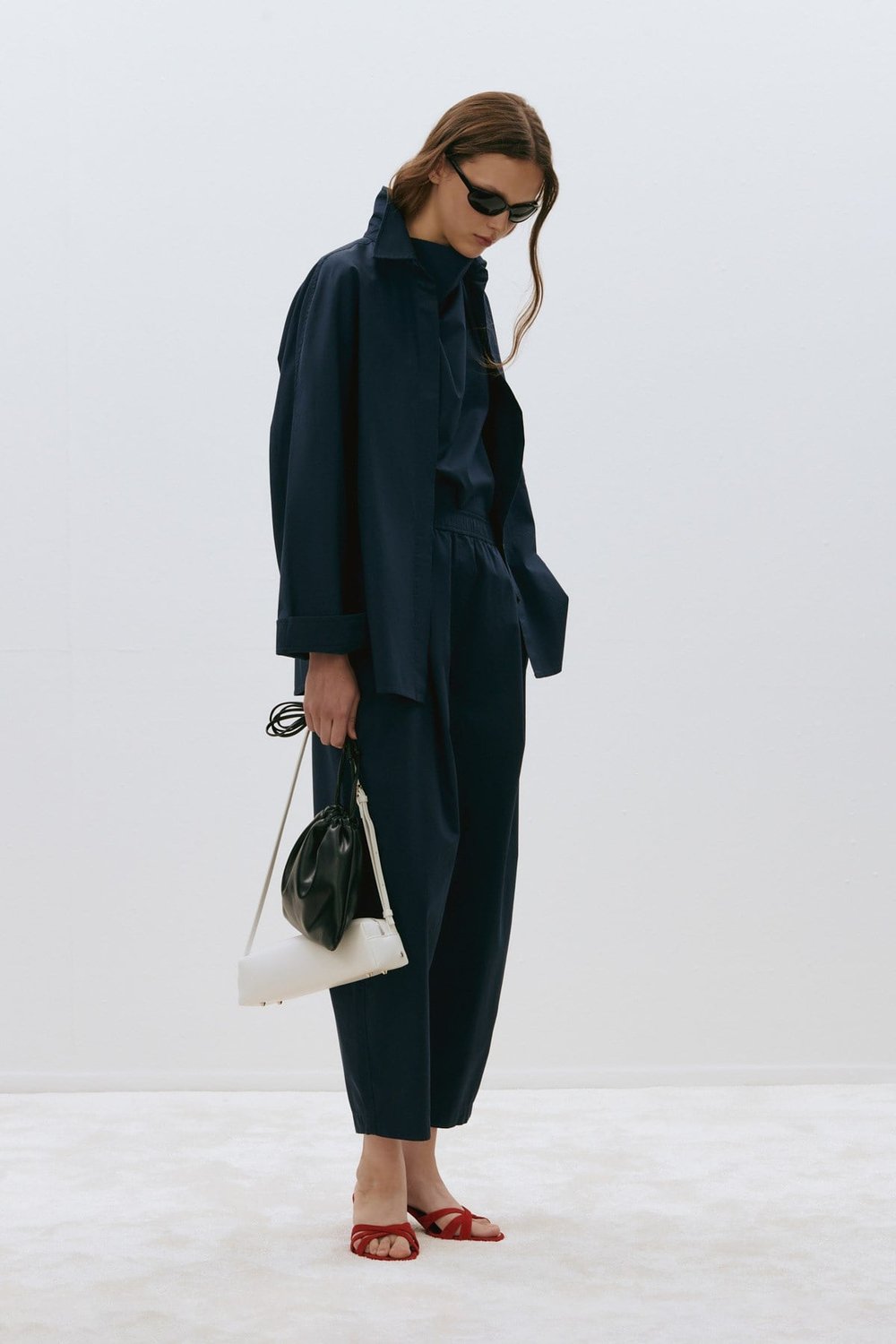 Raya Washed Poplin Trousers