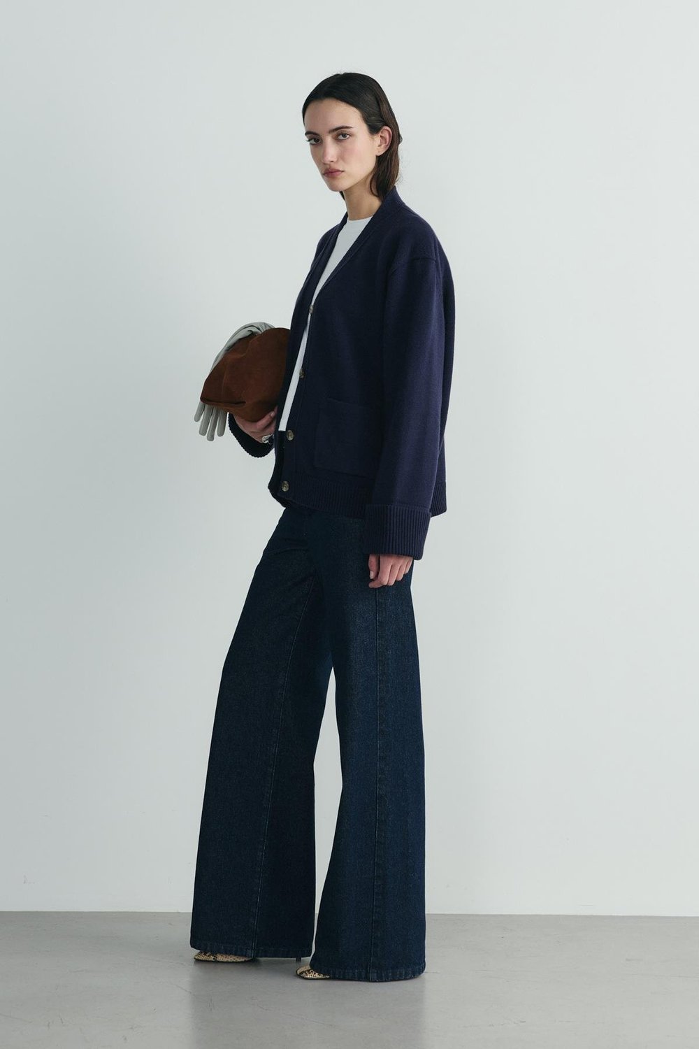 Ura Knit Cardigan With Buttons