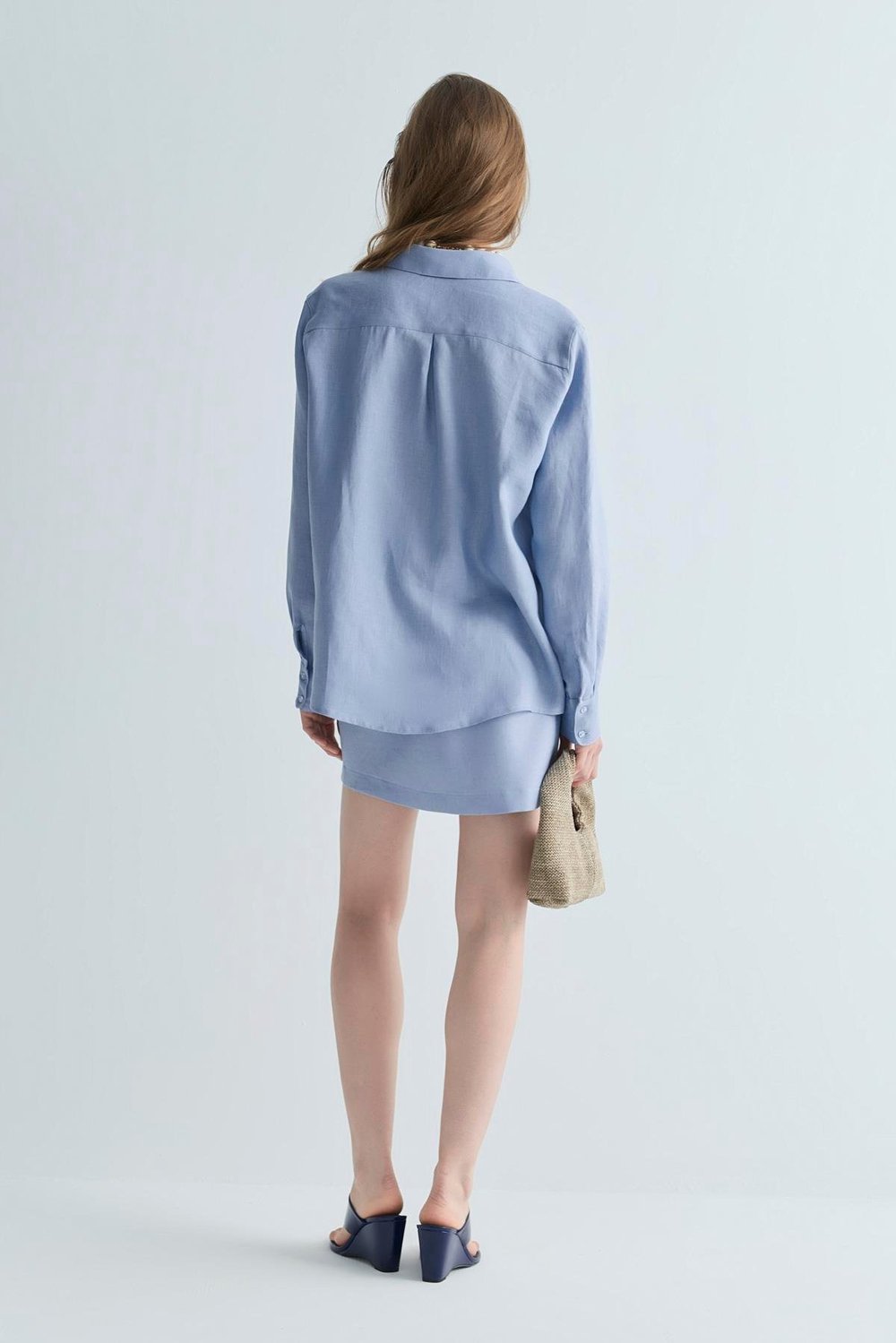 Nora 100% Linen Skirt