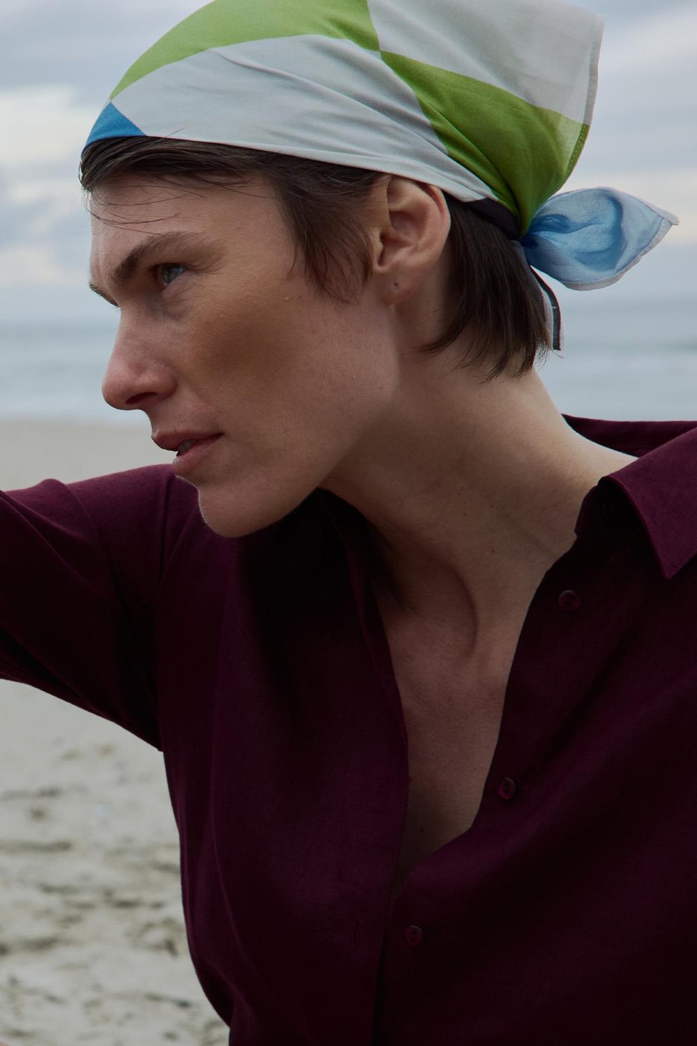 Renkli Chess Desenli Fular