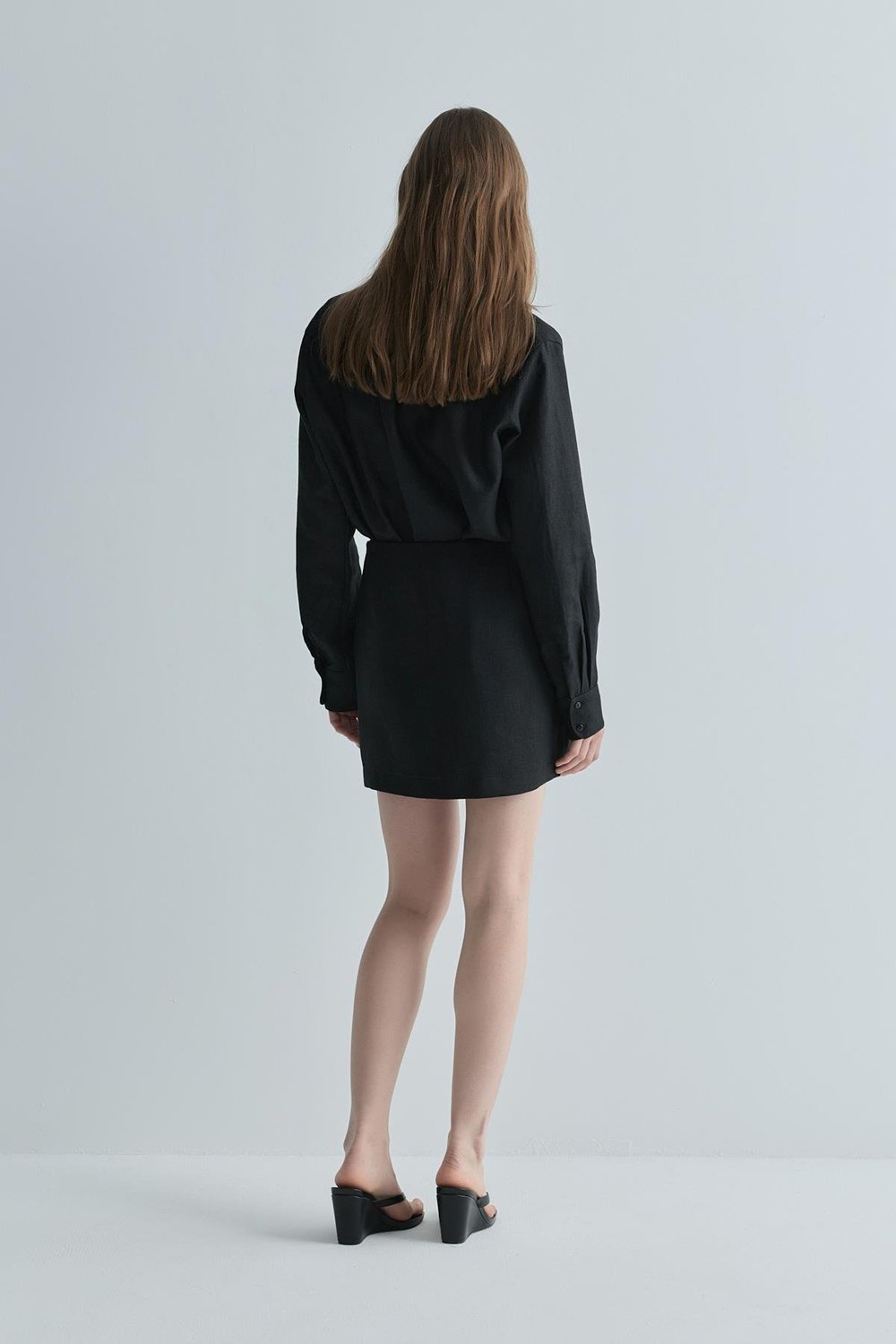 Nora 100% Linen Skirt