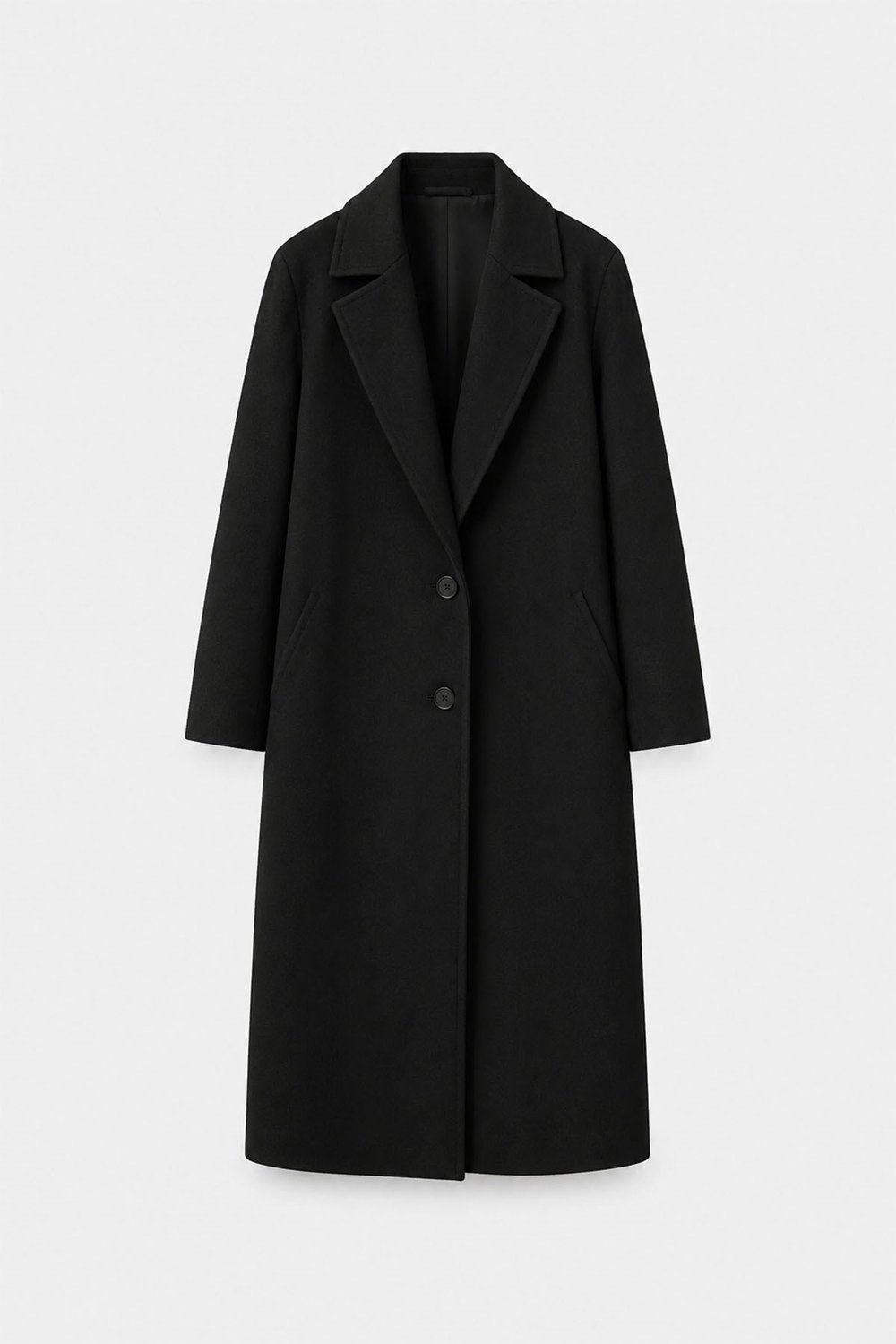 Ari Double-Breasted Maxi Wool Coat