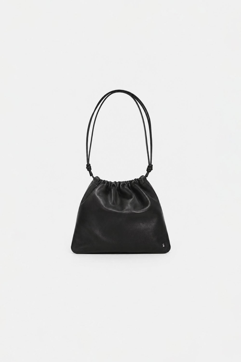 Casie Leather Bucket Bag