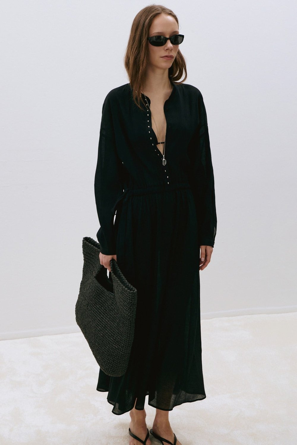 Dore Nickel Hardware Dress