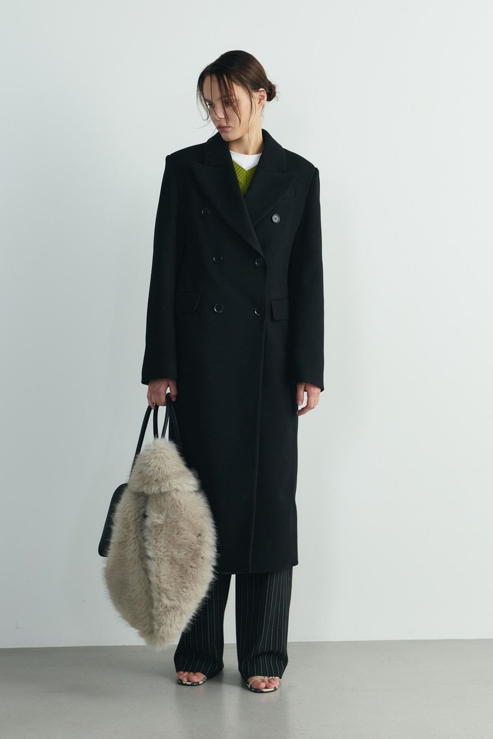 Edge Double-Breasted Coat