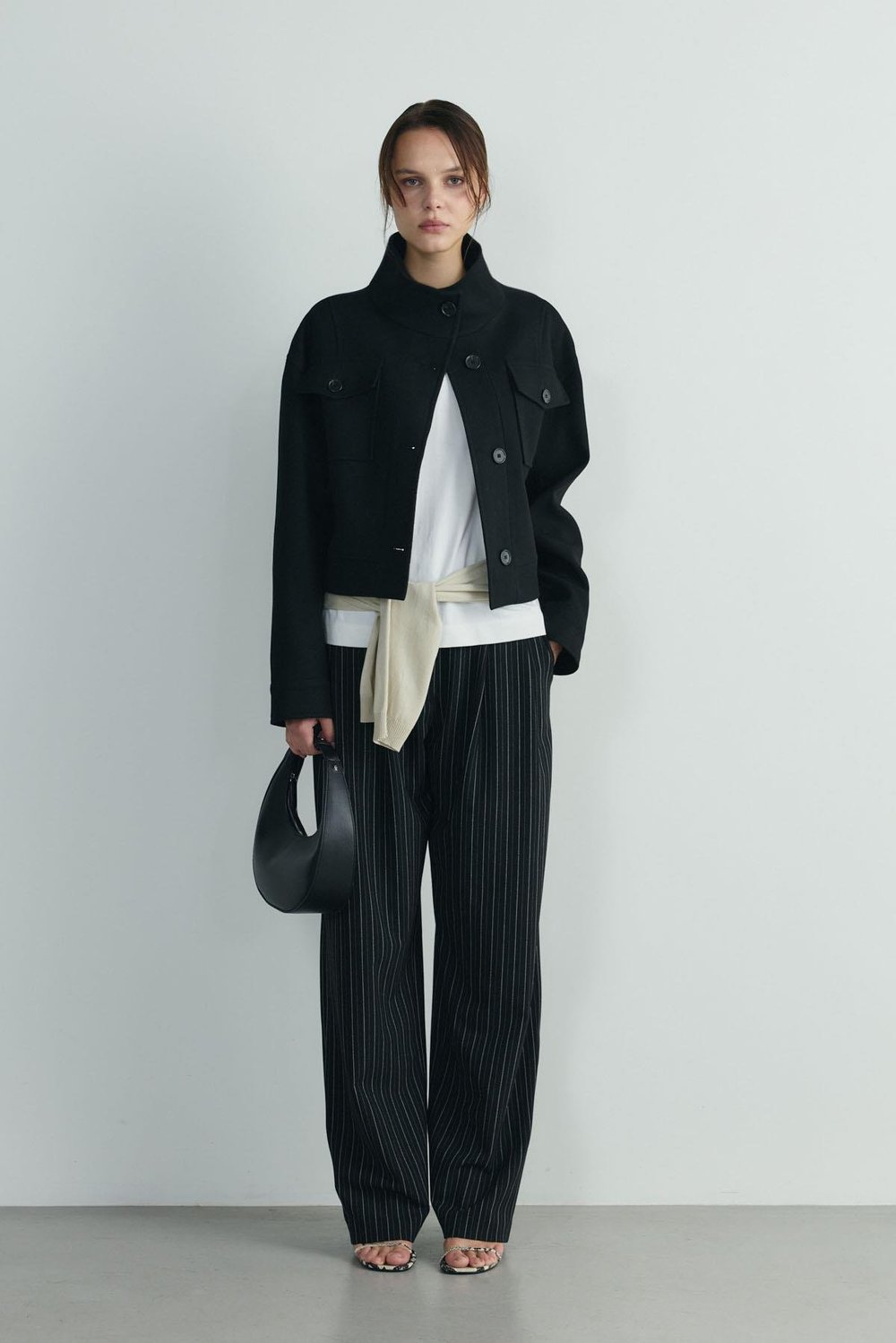 Iris Wool Coat With Button