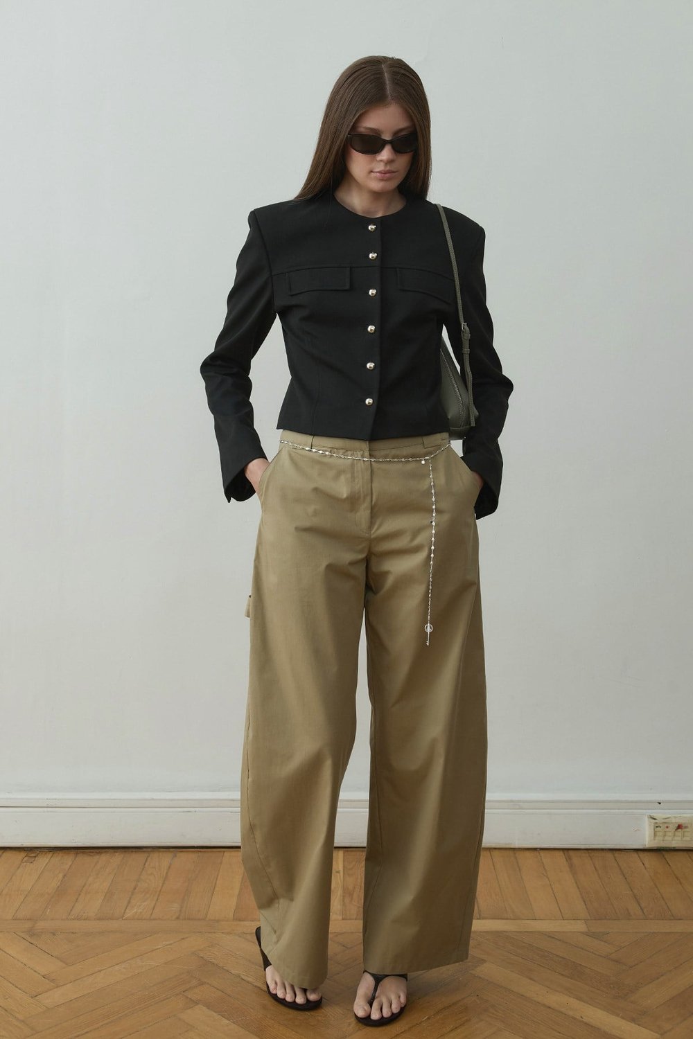 Siyah Jaime Vatkalı Ceket