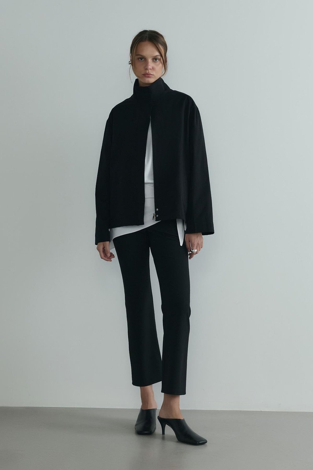 Siyah Janet Flare Pantolon