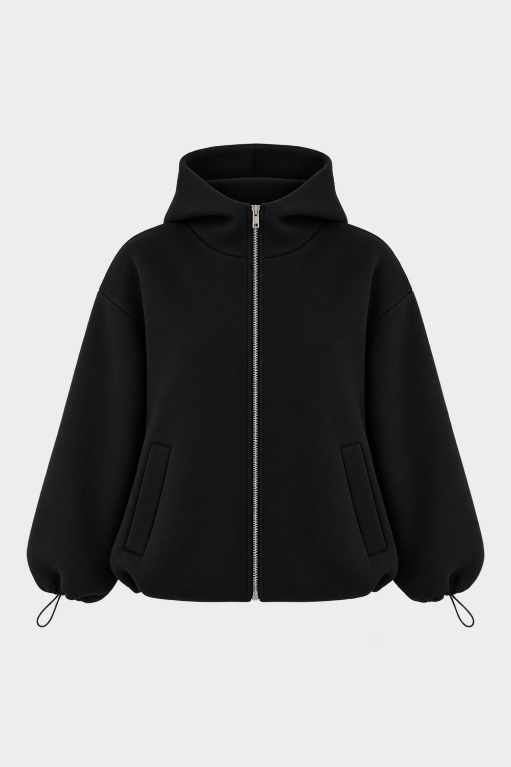 Jessa Scuba Zip-Up Hoodie