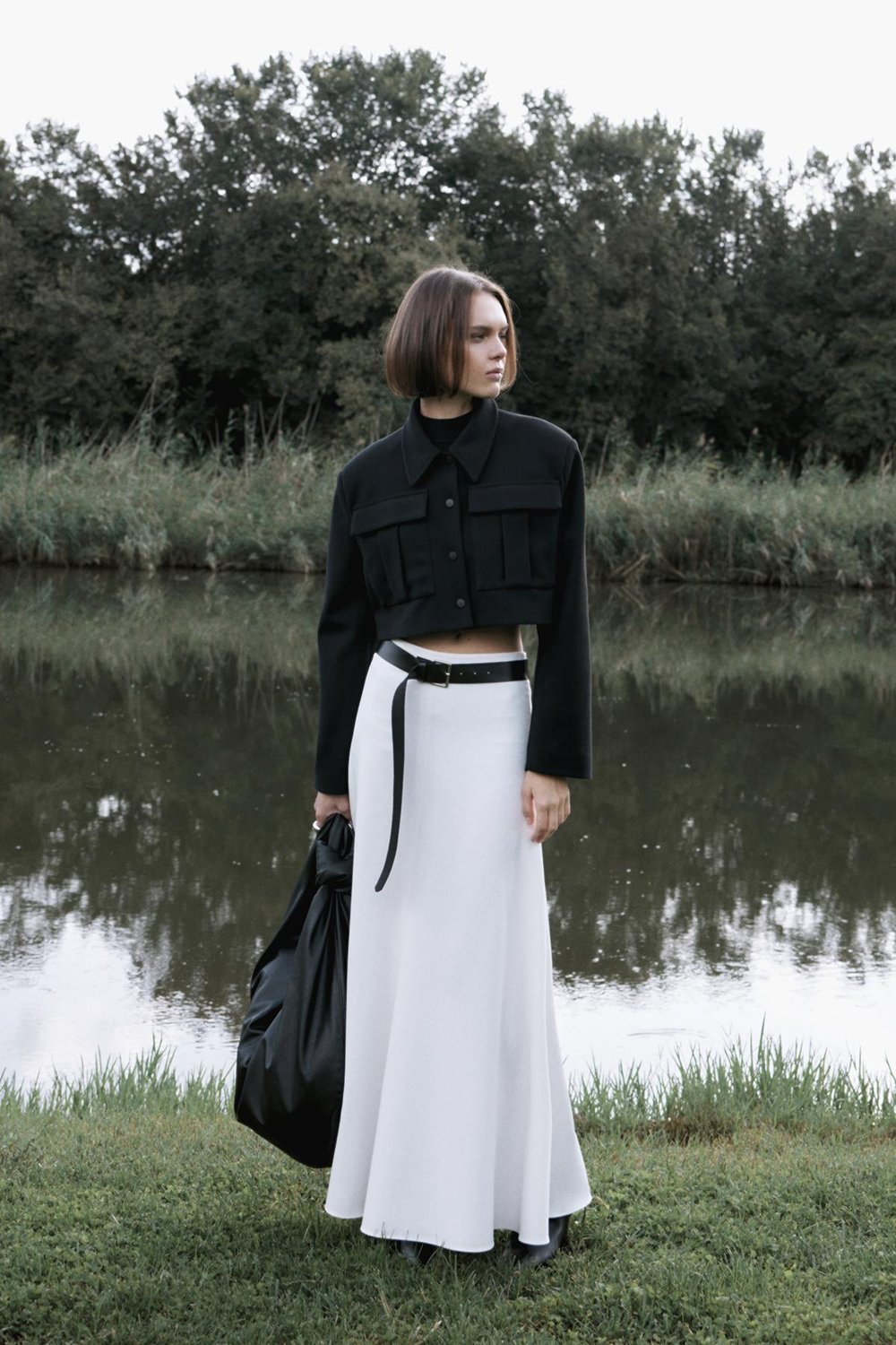 Leather Long Belt 