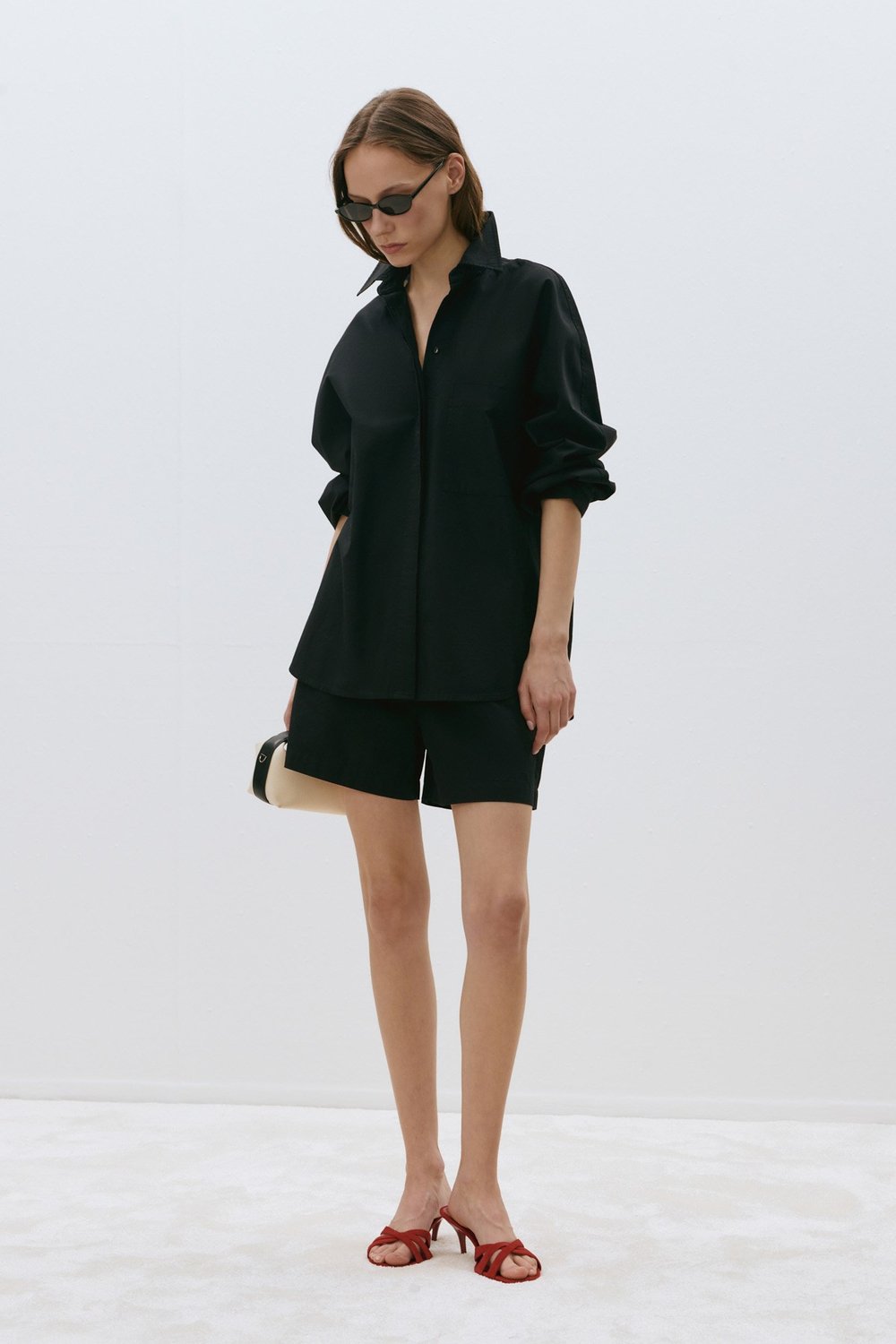 Klara Washed Poplin Shorts