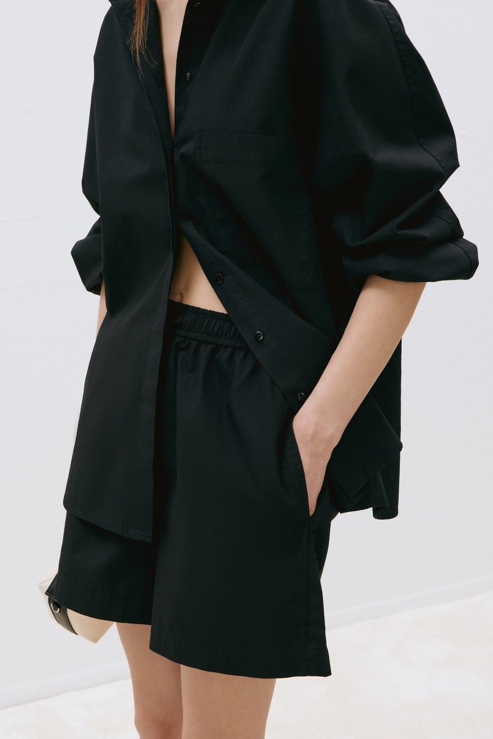 Klara Washed Poplin Shorts
