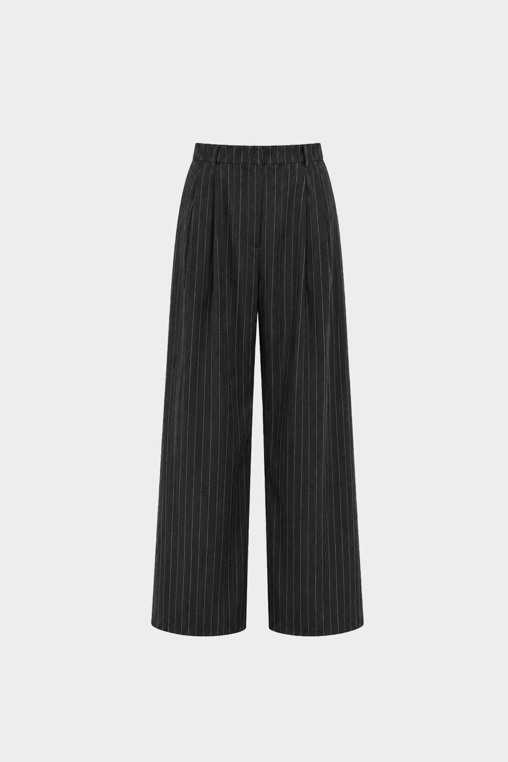 Lina Pleated Striped Trousers