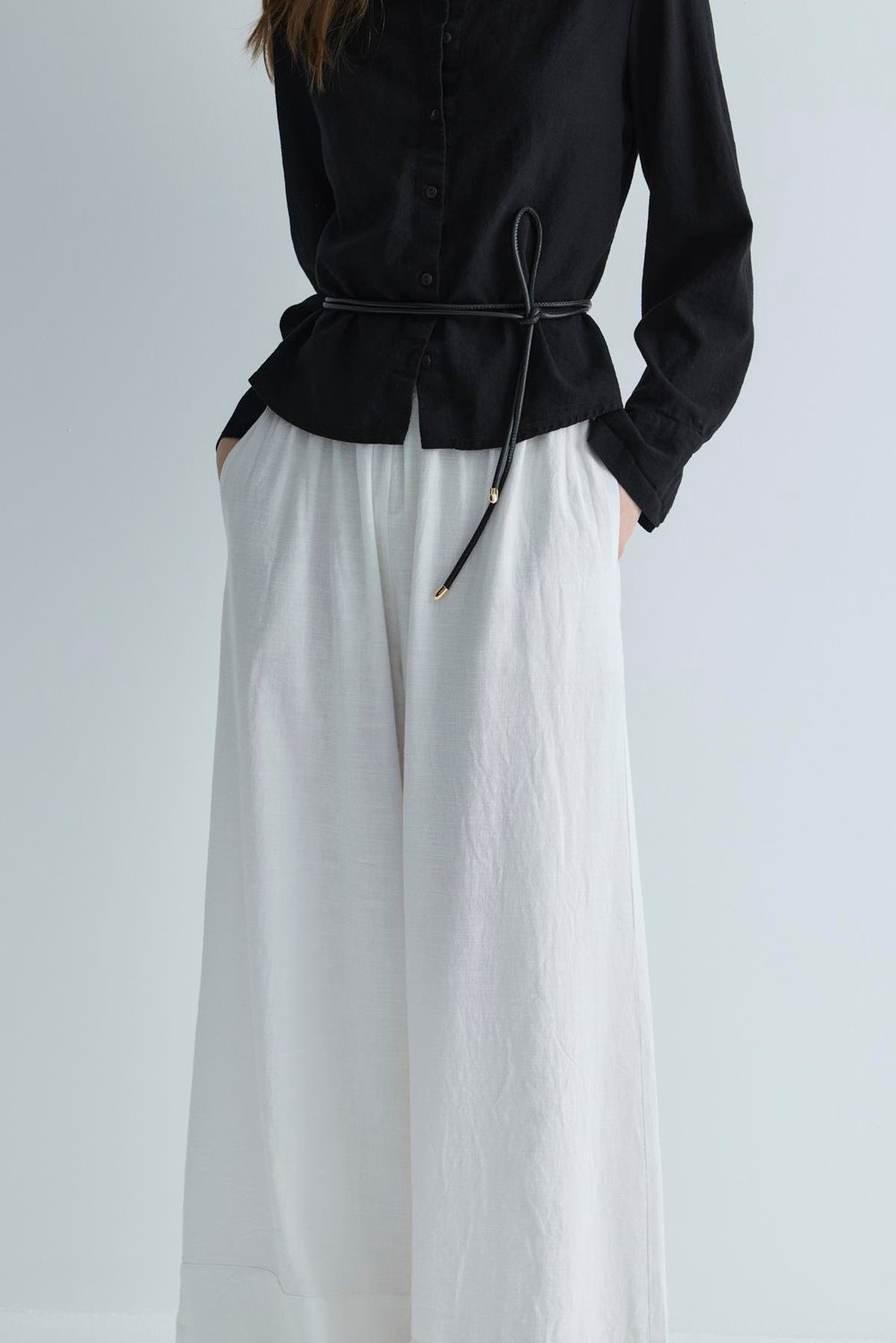 Lior Leather Cord Belt