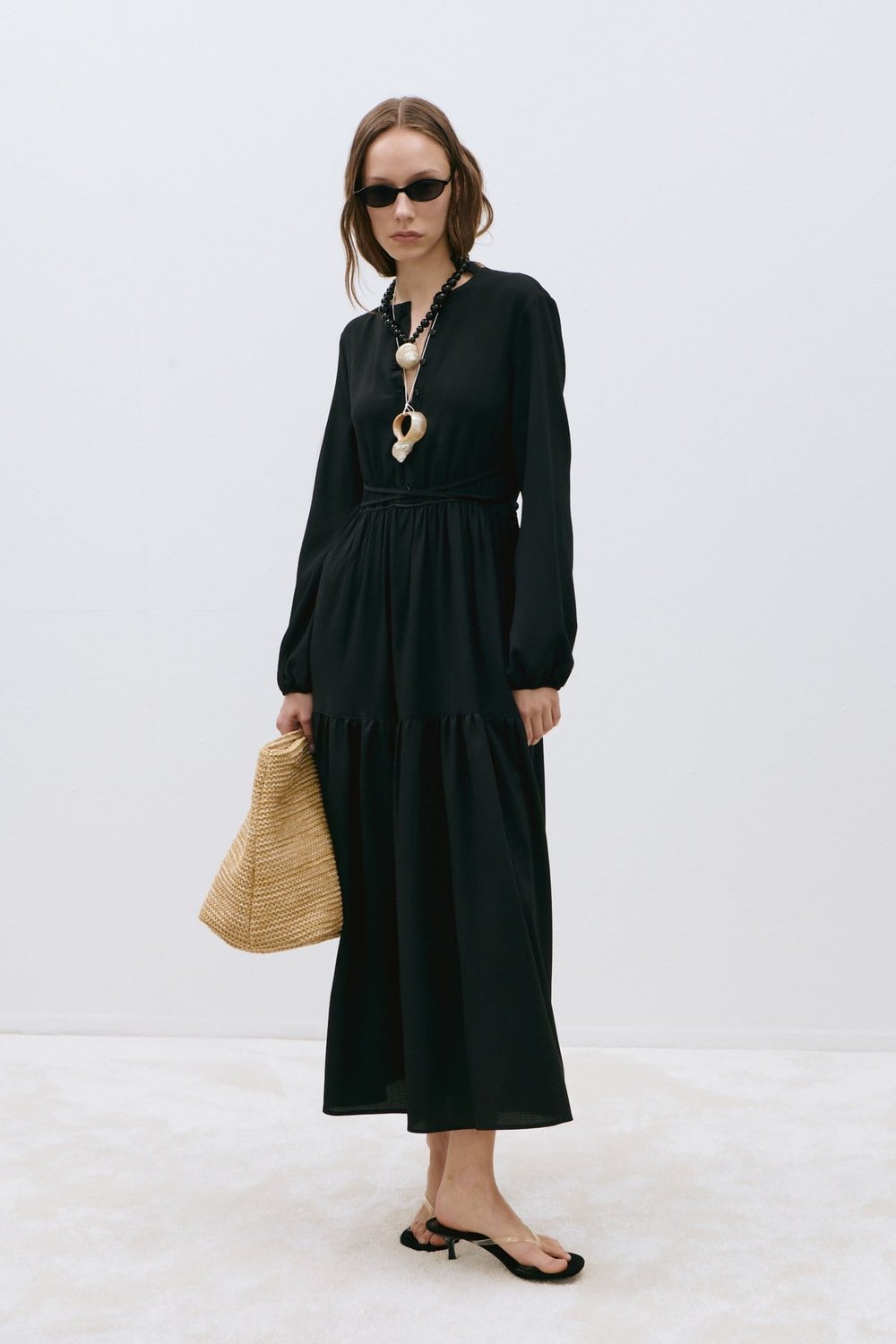 Mia Belted Maxi Dress
