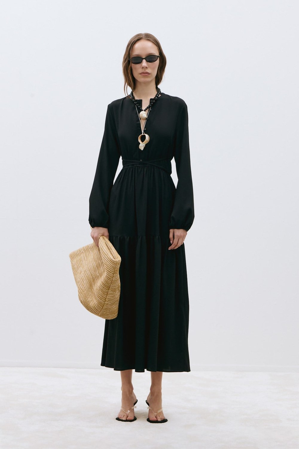 Mia Belted Maxi Dress