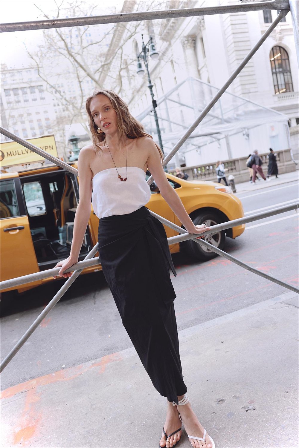 Noli Linen Wrap Skirt