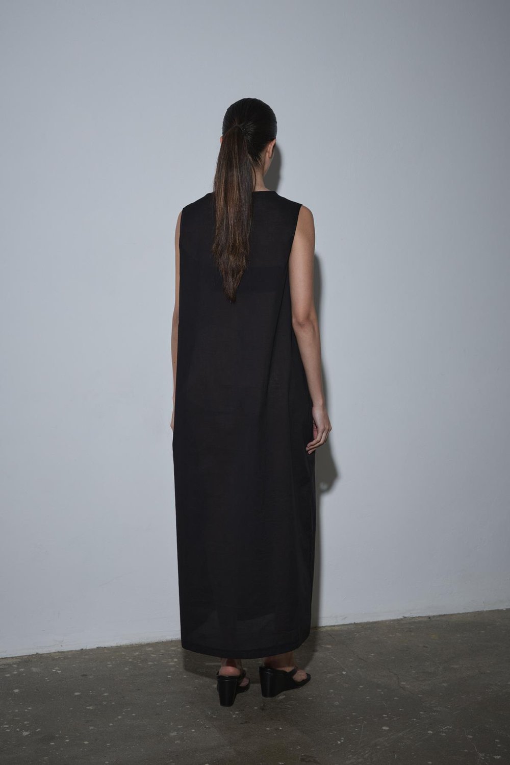 Siyah Pamuklu Elbise Astarı