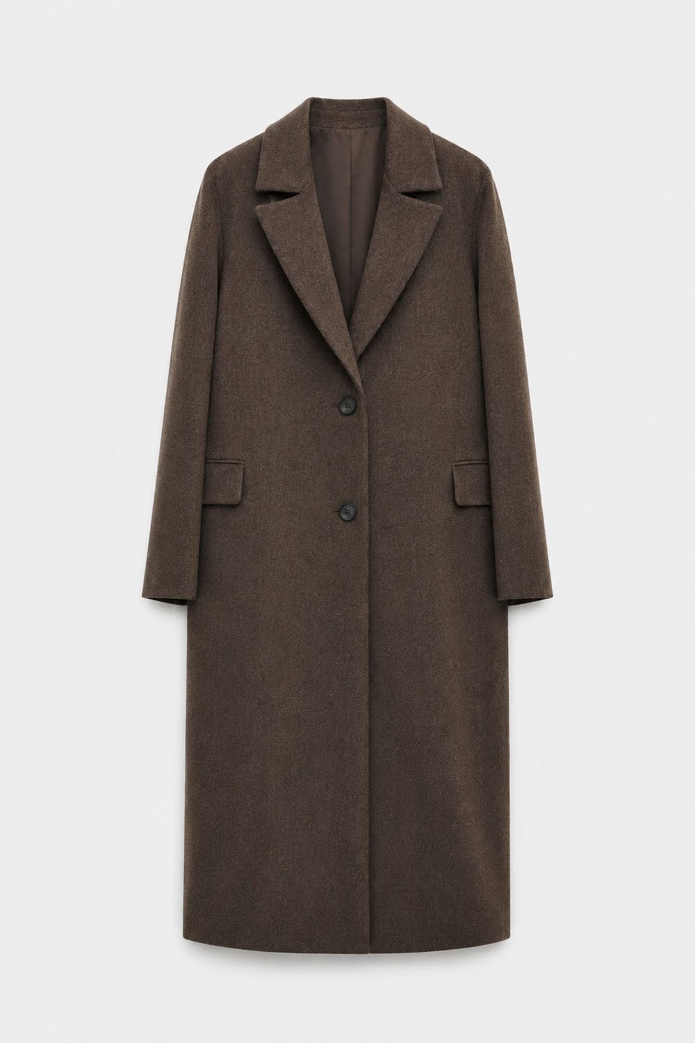 Ari Double-Breasted Maxi Wool Coat