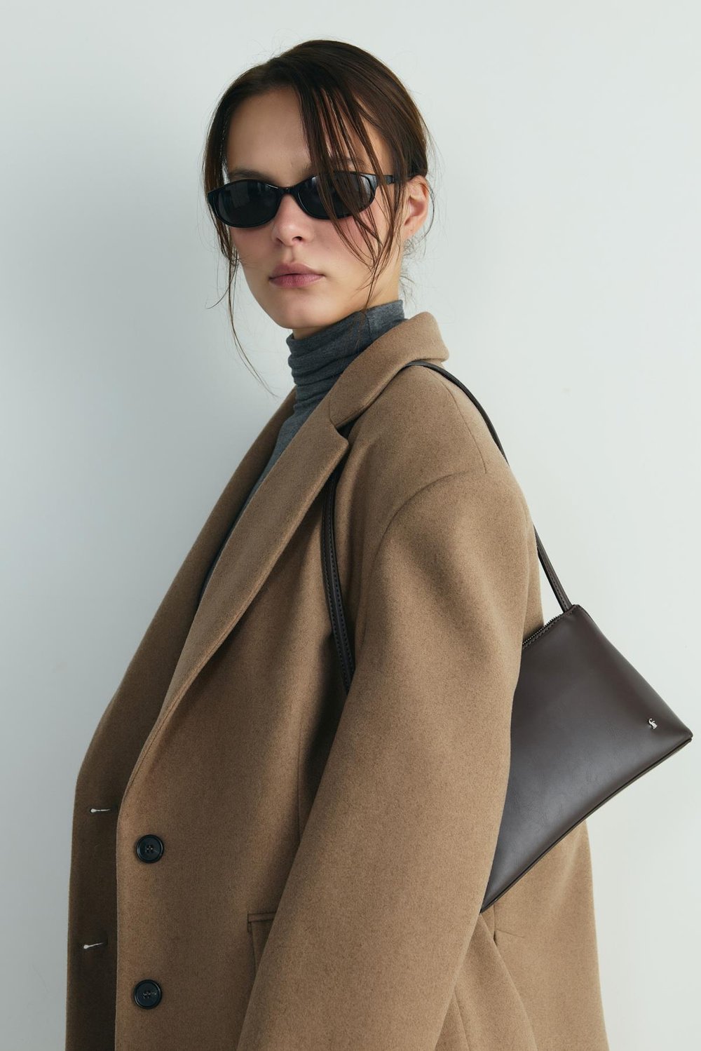 Sütlü Kahve Maskülen Kaşe Blazer Ceket