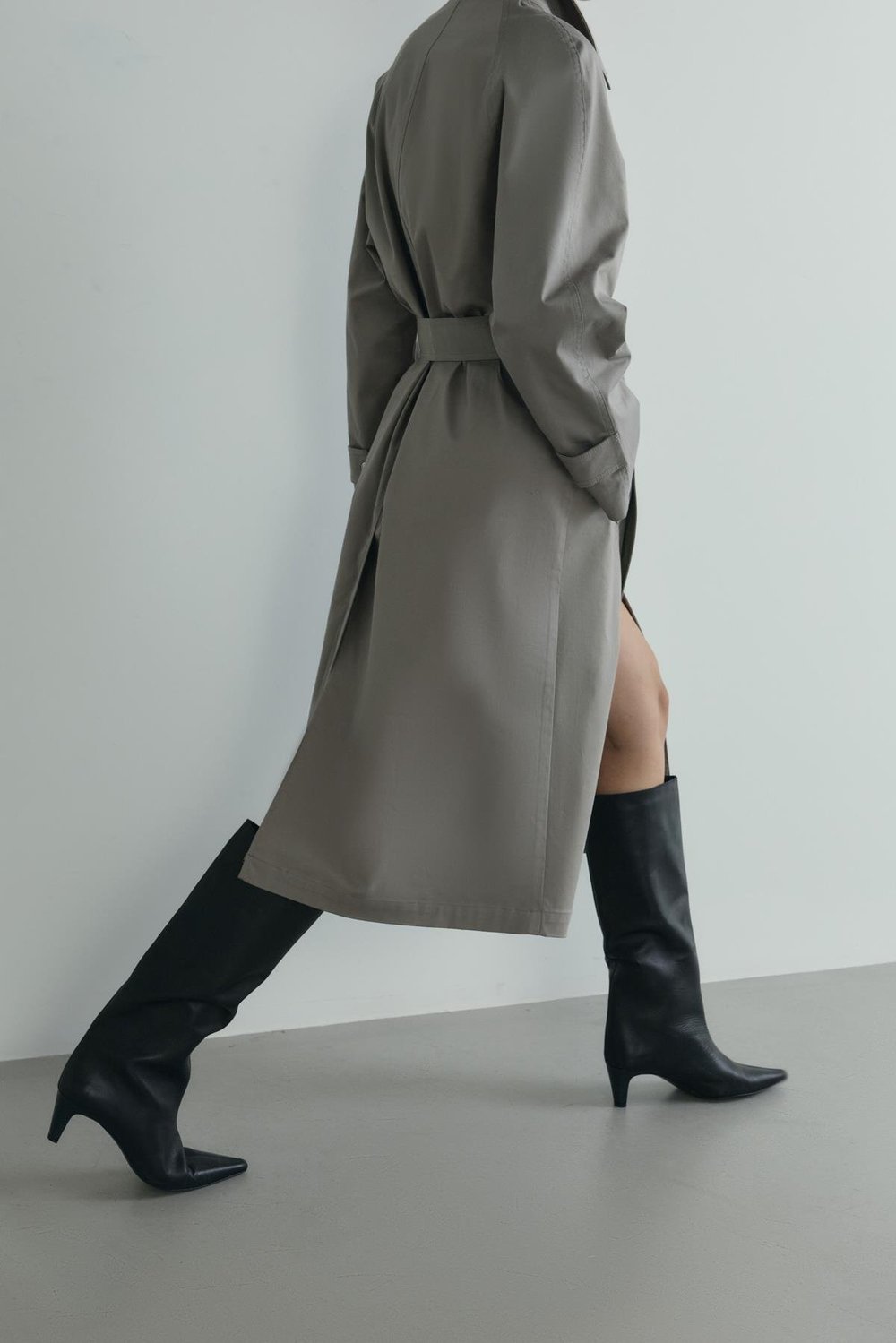 Taş Rue Gömlek Yaka Trençkot