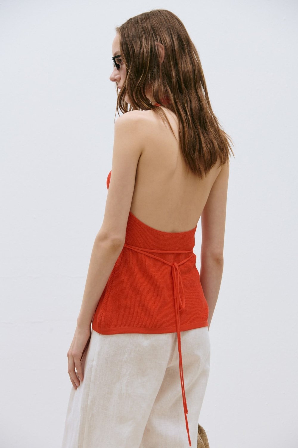Estel Halter Knit Blouse