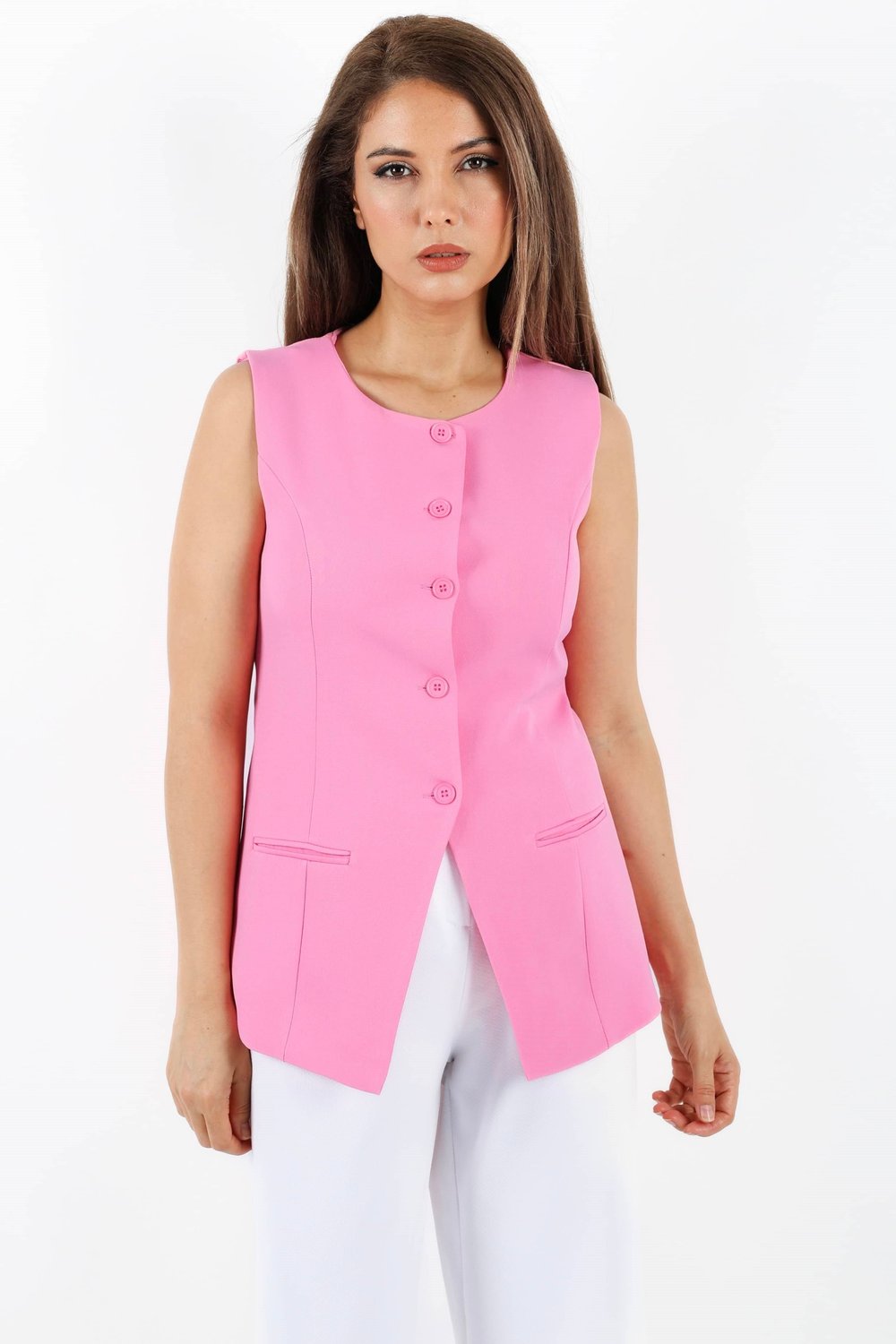 Kadın Finery Pembe Yelek