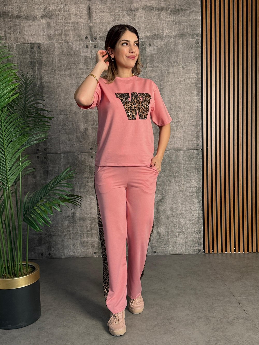 Doxxo Pembe Leoparlı İkili Takım