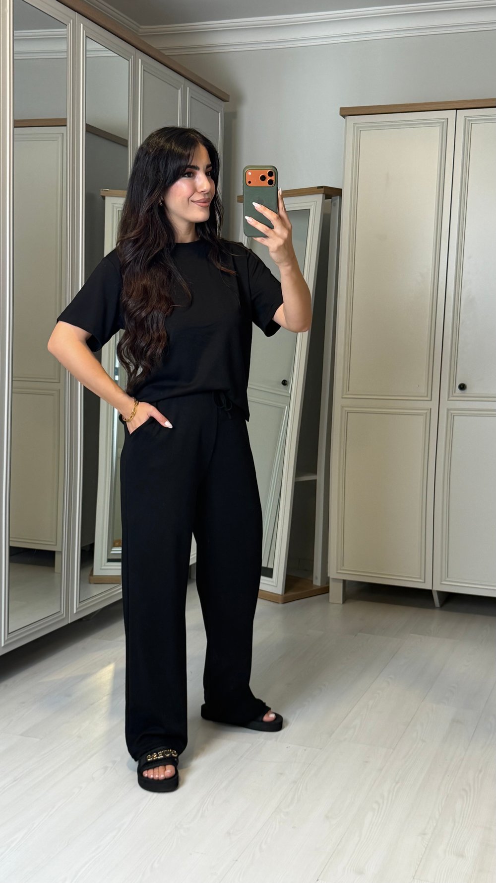 Fonda Siyah Oys Basic İkili Takım