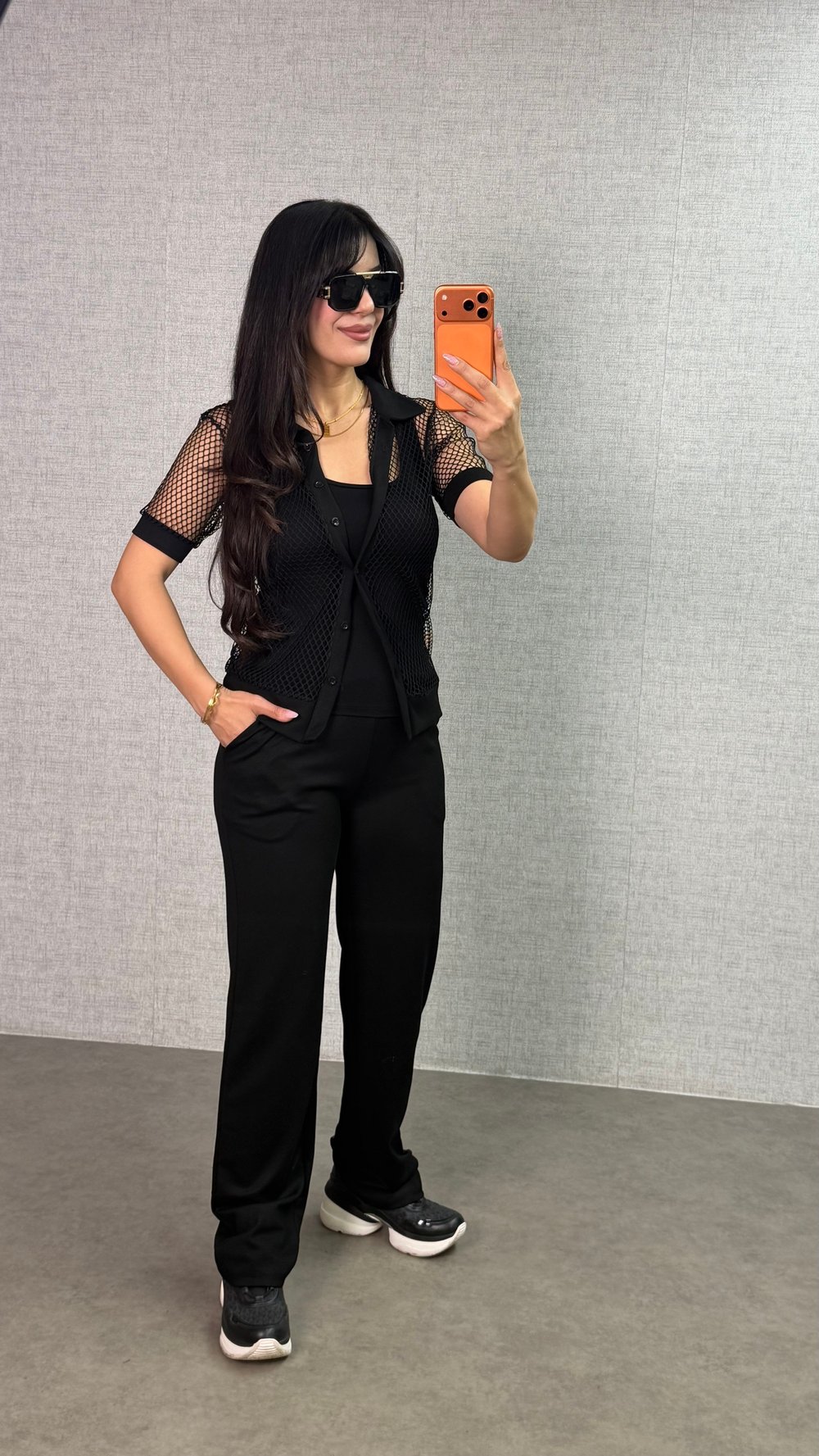Gaby Premium Siyah Atletli Üçlü Takım