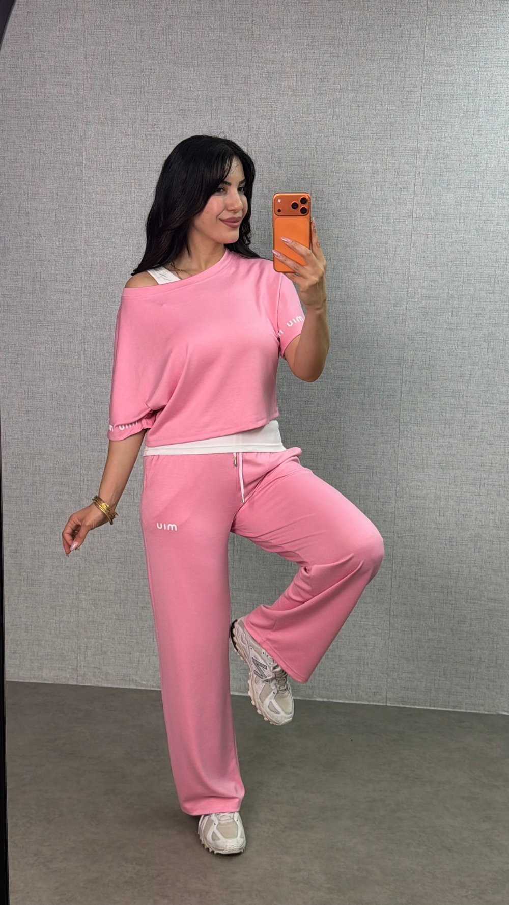 Ladze Premium Pembe Atletli Üçlü Takım