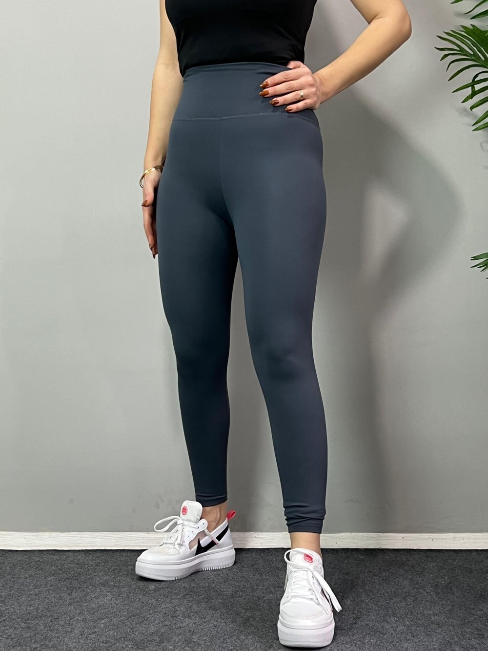 Nano Fit Füme Likralı Tayt