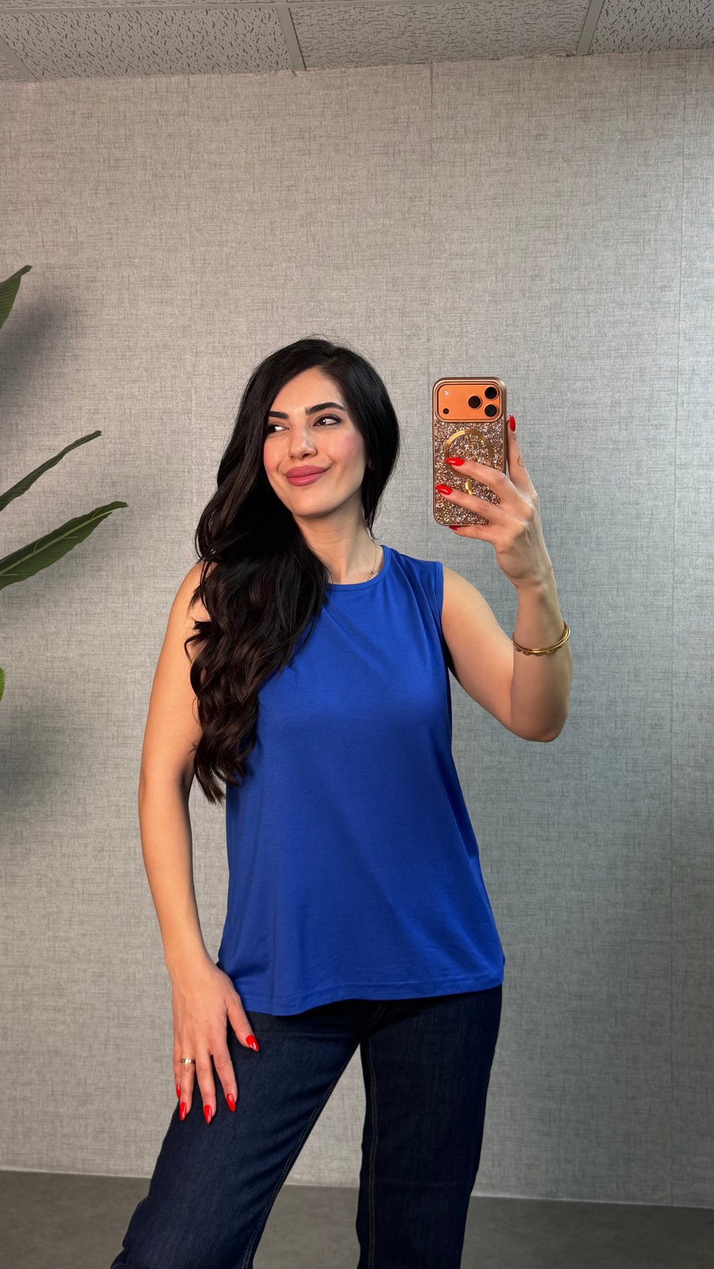 Omela Mavi Kolsuz Çan Bluz