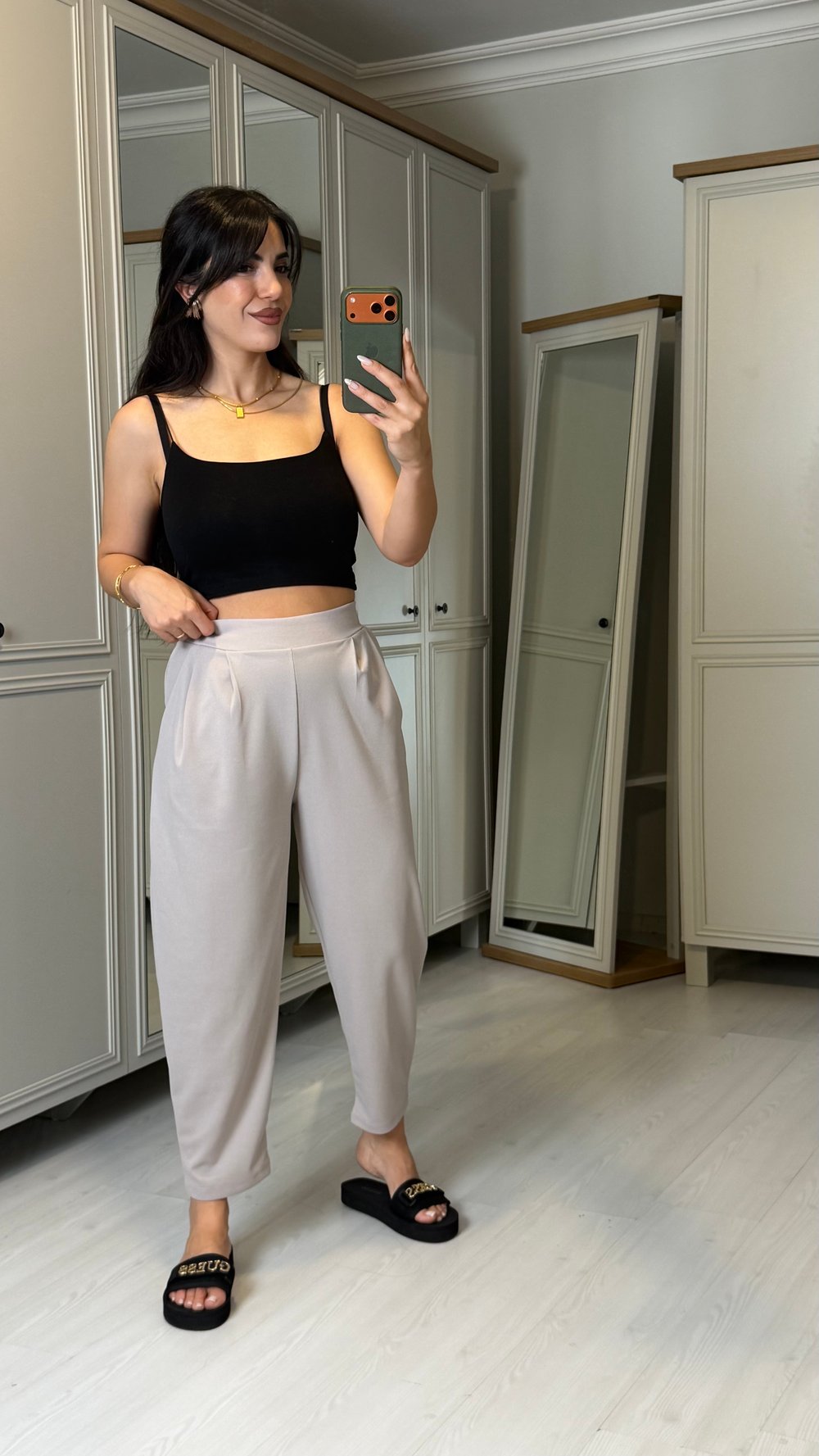 Zenna Gri Harem Pantolon