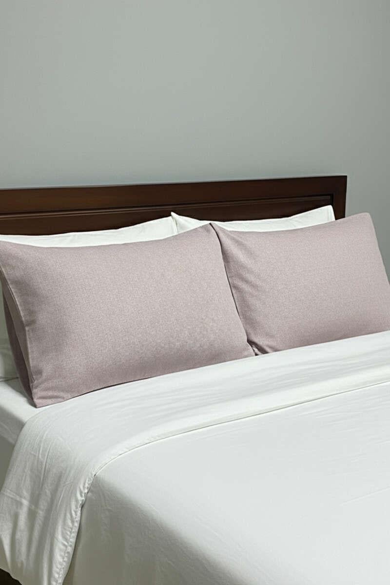 2'li Polycotton Yastık Kılıfı Leylak