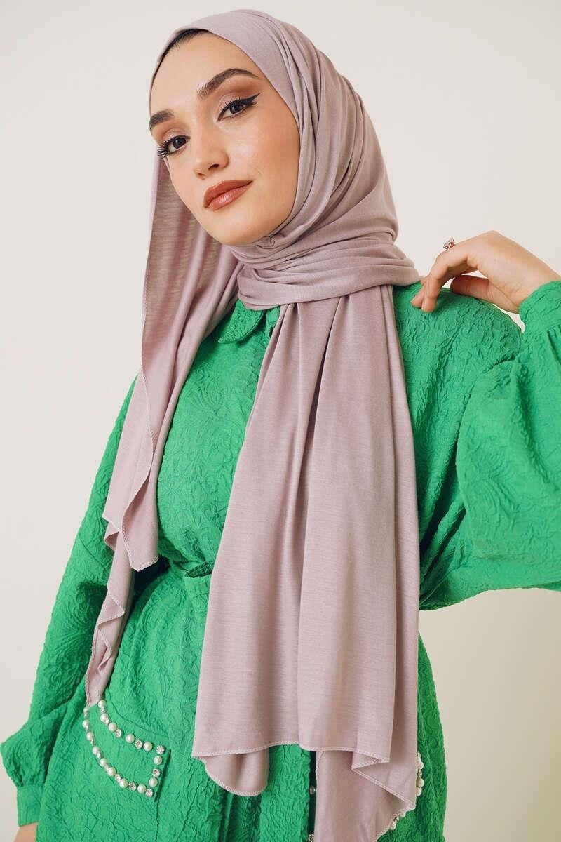 Basic Penye Şal Vizon