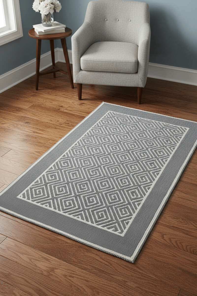 Kendinden Kabartma Desenli Kilim Asorti 5