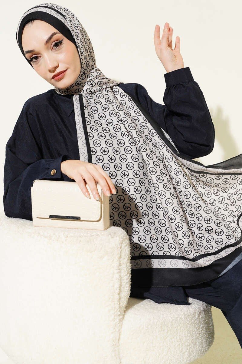 MK Desen Liva Modal Siyah Bej