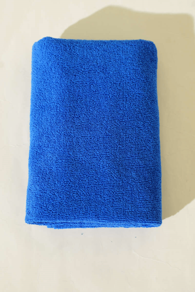 Mikrofiber El Yüz Kuaför Berber Spor Havlusu Mavi