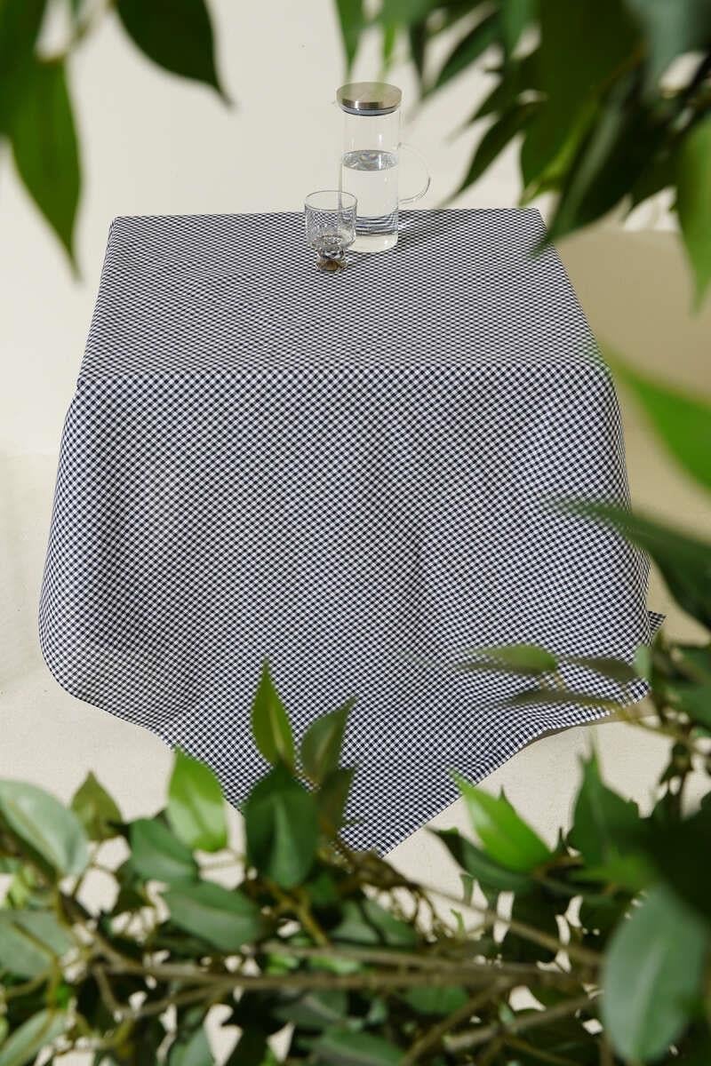Pötikareli Piknik Masa Örtüsü Lacivert
