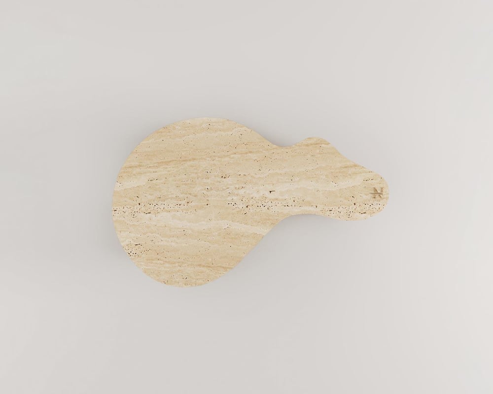 Abellone-Traverten Sehpa