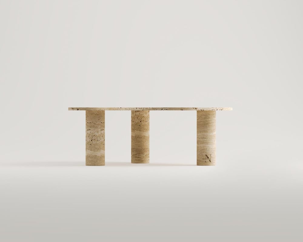 Alba-Traverten Sehpa