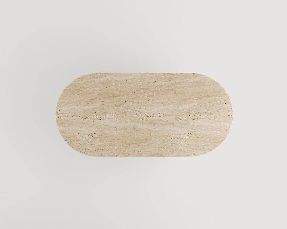 Aurora-Traverten Yemek Masası