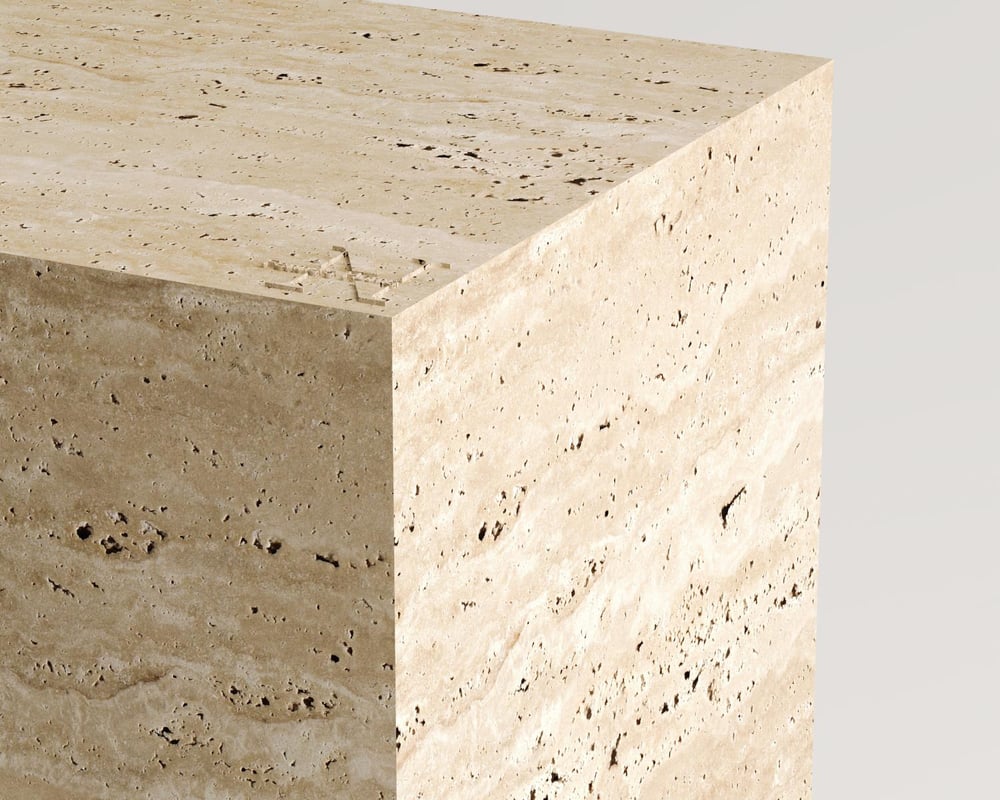 Avhieve-Traverten Tv Sehpası