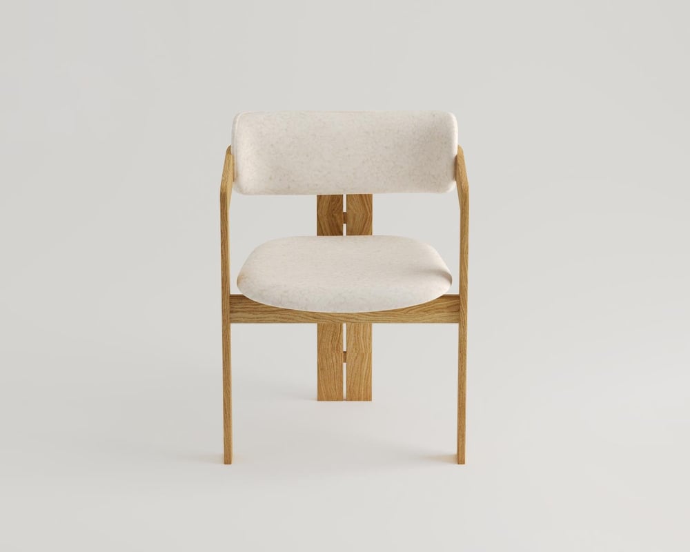 Blood-Ahşap Sandalye