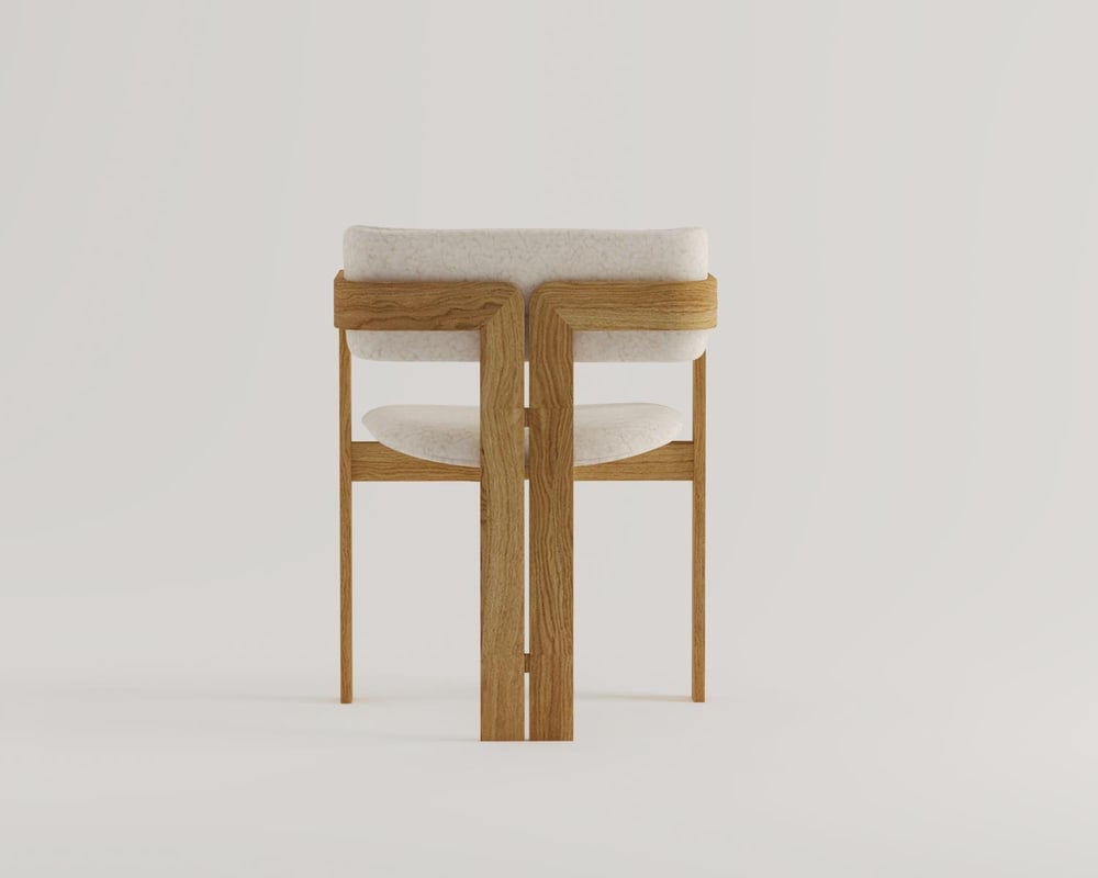 Blood-Ahşap Sandalye