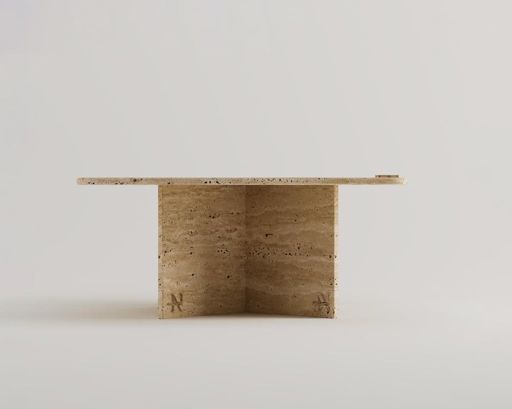 Burn-Traverten Orta Sehpa